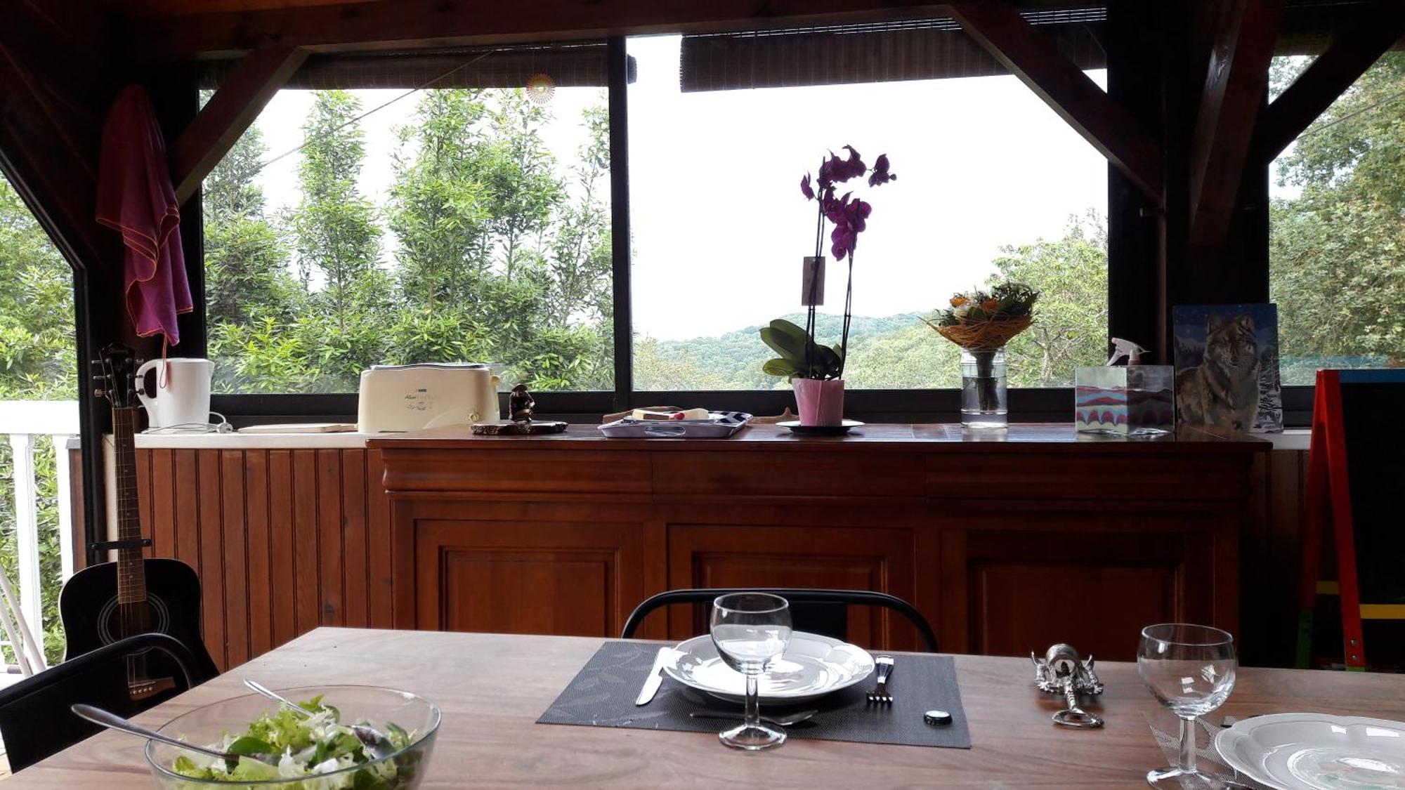 B&B En Plein Coeur De La Foret Artiguelouve Εξωτερικό φωτογραφία